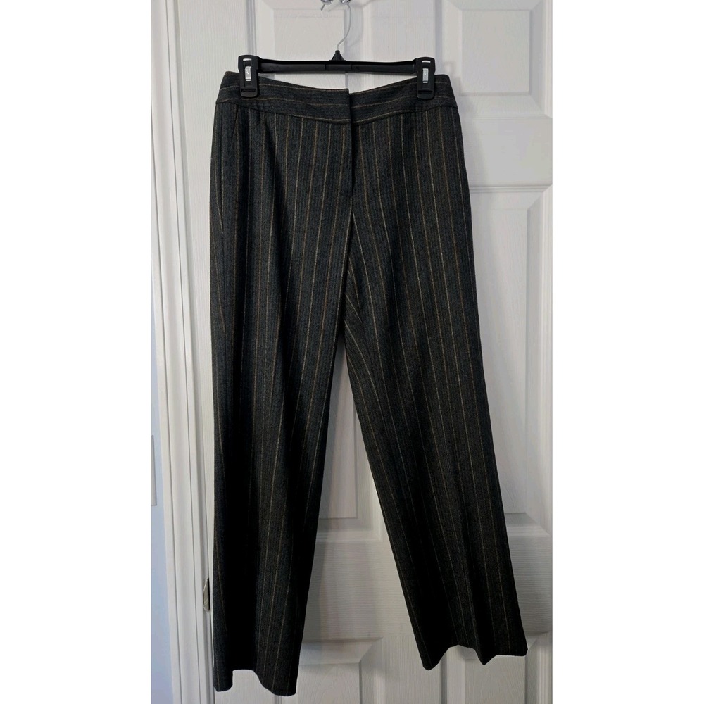 Talbots Womans Stretch Wool Pants Size 4 Tweed, Striped